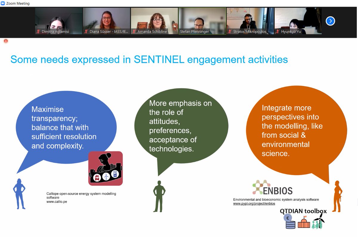 TEES_Lab's tweet image. 🧐@stefpf, @Crismadlop &amp;amp; @Jakob_reyaM present options to decarbonise the #European #energysystem based on the #sentinelenergy modelling results from 3⃣ models: QTDIAN, Calliope, WEGDYN.
▶️The focus is on #economic &amp;amp; #environmental implications.