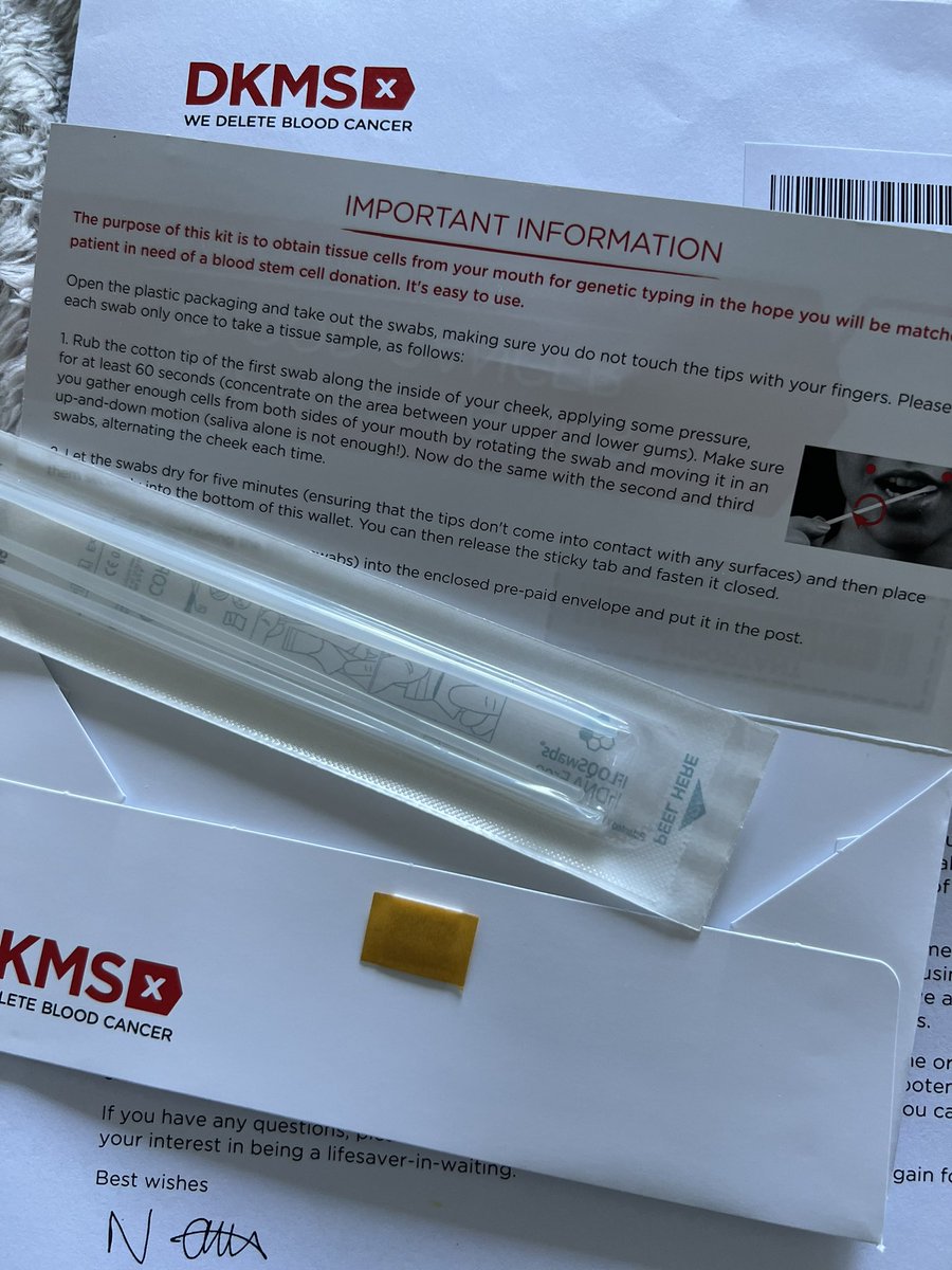 If you can, help others. It’s so easy to do <a href="/DKMS_uk/">DKMS UK | We Delete Blood Cancer</a> 🩸 

Become a donor here - dkms.org.uk/register-now