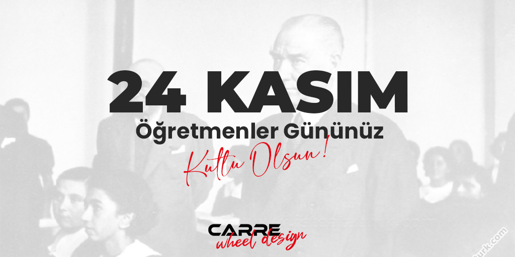 carrecwd's tweet photo. Hayatımıza kattıkları için tüm öğretmenlerimize teşekkürü borç biliriz. İyi ki varsınız! 

Thank you for everything you have done for us. So glad we have you!

https://t.co/VH8bCAtADz

#Carre #WheelDesign #CarreWheelDesign #AlloyWheels #24Kasım #24KasımÖğretmenlerGünü https://t.co/3436l3iYtP