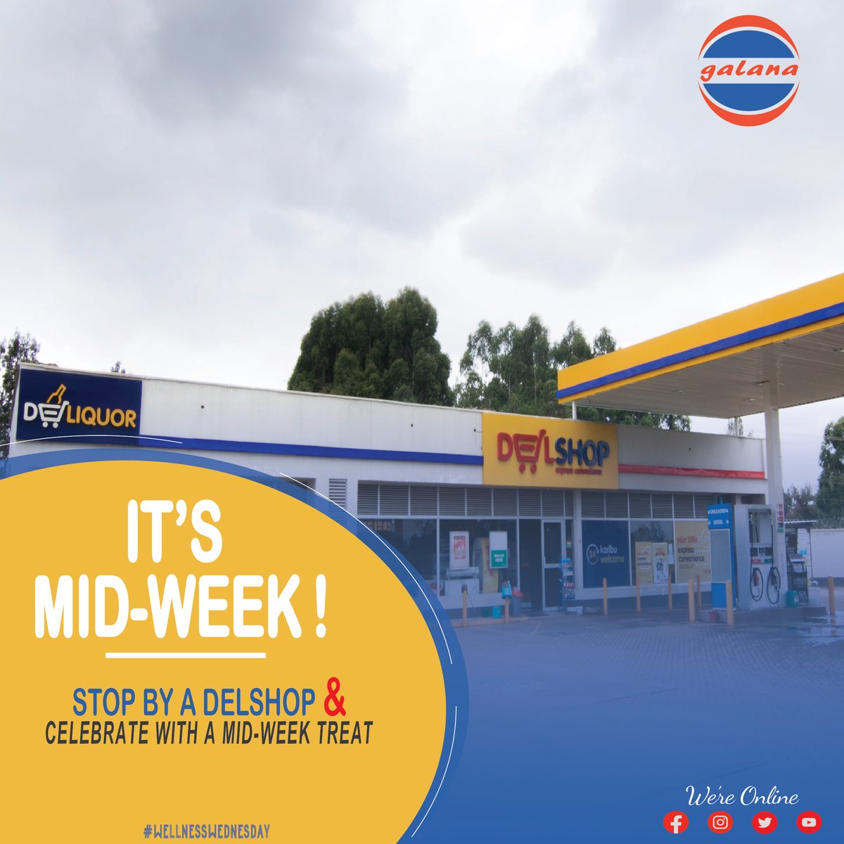 galanaenergies's tweet photo. Wednesdays are great days for a bit of self-love.
Drop by a Delshop and treat yourself to a mid-week recharge.
#delshop #WellnessWednesday #TeamGalana #midweektreat #servicestations #conviniencestore #fuelkenya https://t.co/x3uMAnzo80