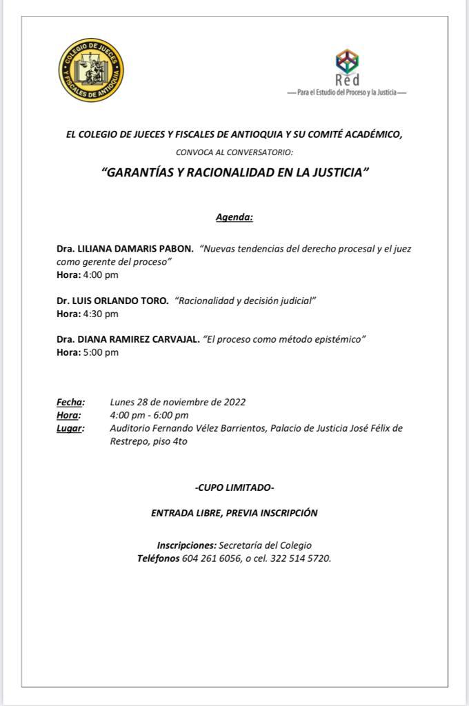 Foro Garantías y Racionalidad en la Justicia - mailchi.mp/25d525791885/f…