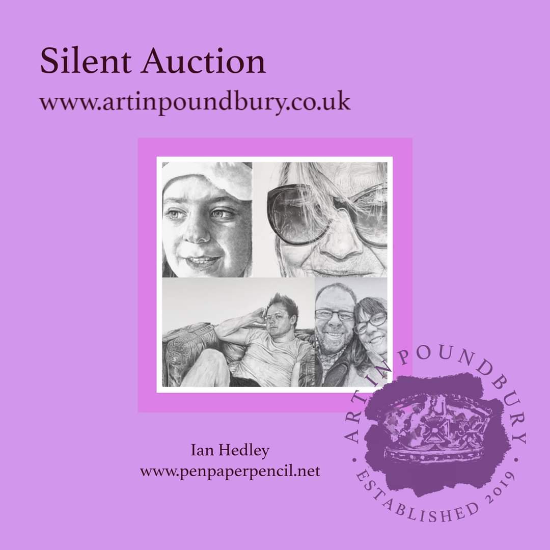 Silent Auction during December Exhibition supporting Local Food Share project .
Full details artinpoundbury.co.uk