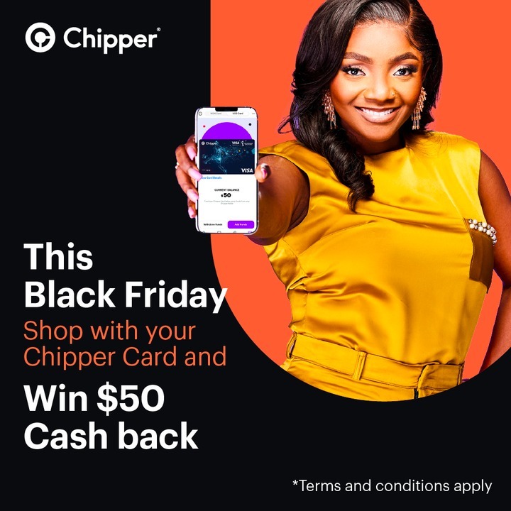 kamaroma22's tweet photo. You can also win back some cash if you shopped with your @chippercashapp card this black Friday
#ChipperUGXCard https://t.co/vcfzn1mmkn