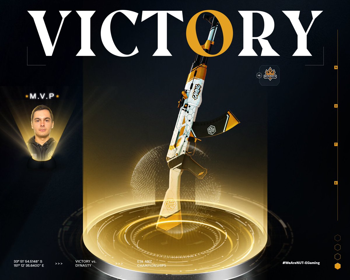 The winning streak continues!🏆🔥

The boys bring home the win tonight after a close and intense 3 maps leading to the decider ending in a 16-9 victory and resulting in a 2-1 split!💪

🤝 GG's to @DynastyESC, what an insane match!🧡
