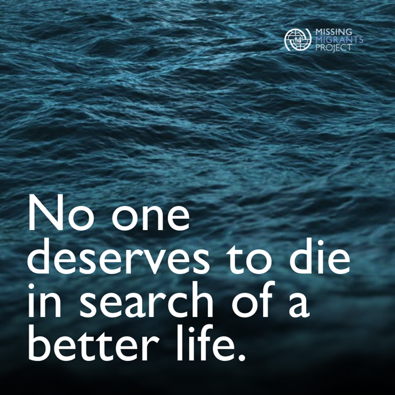 MissingMigrants's tweet photo. “Regardless of whether someone is fleeing their home because of war, or economic or environmental reasons, no one deserves to die in search of a better life.” 
-@_Julia_Black, IOM co-author of our new report on 50,000 deaths documented since 2014

Brief ➡ https://t.co/qFI3lsF6tl https://t.co/b32REao4jX