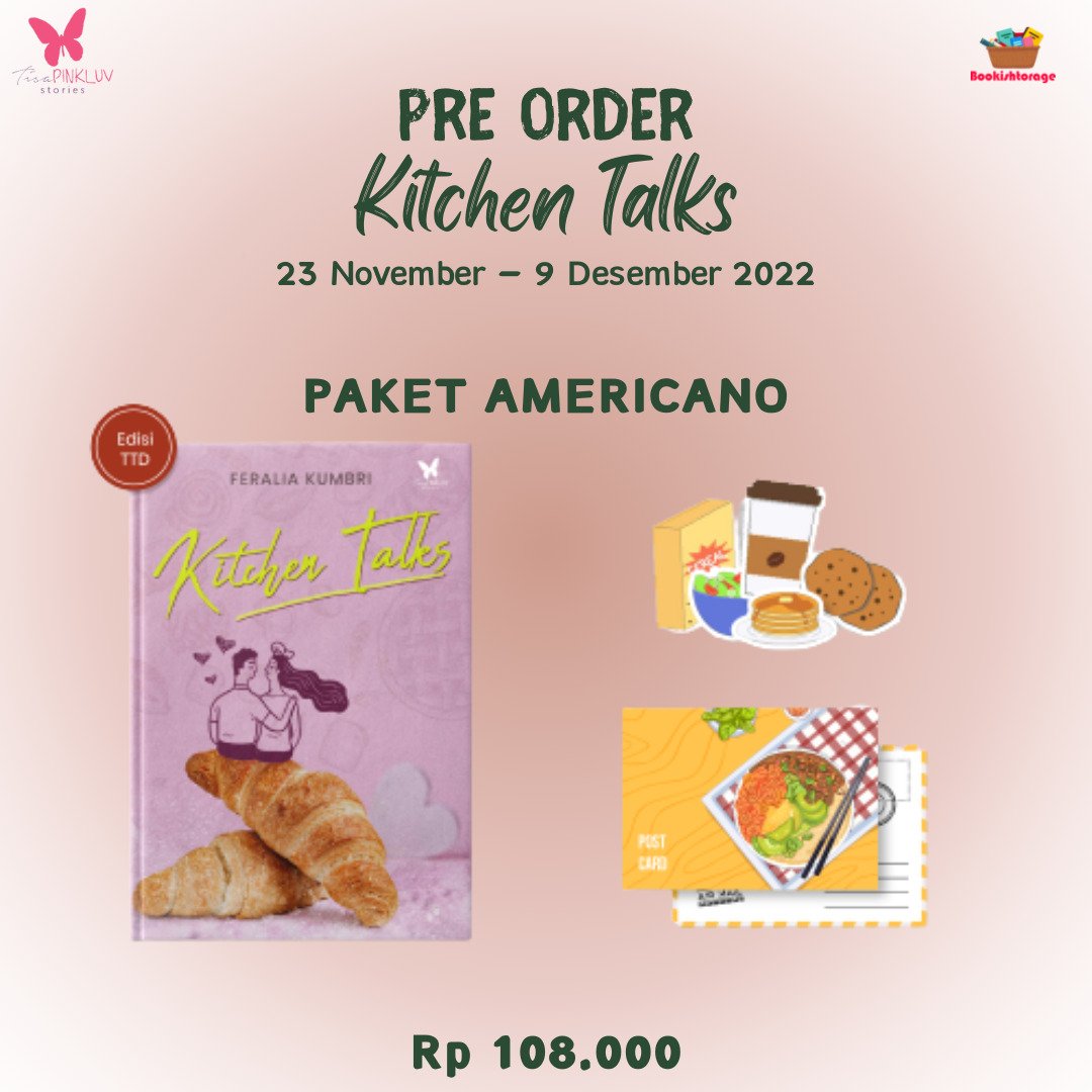 bookishtorage's tweet photo. Gimana yaa rasanya kalau hobi yang selama ini dilakukan untuk mengisi waktu luang akhirnya bisa terealisasi secara nyata menjadi kegiatan menambah income? #KitchenTalks @feraliakumbri menjawab segalanya 🥰. Grab it fast sebelum harga kembali normal 🥳 https://t.co/pn6fhTCVSe