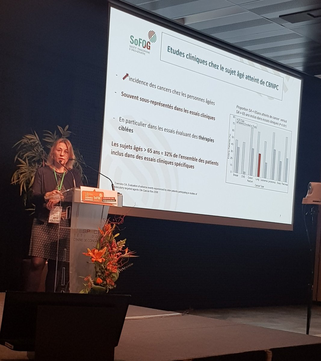 Présentation par <a href="/ALaureCouderc/">Couderc Anne-Laure</a> de la revue systématique &amp; recommandations <a href="/sofog_officiel/">SoFOG</a> <a href="/SPLF_SocPneumo/">Société de Pneumologie de Langue Française (SPLF)</a> <a href="/GolfGroupe/">Groupe Golf</a> sur la gestion des TKI chez les patients âgés atteints CBNPC.
#congresSofog