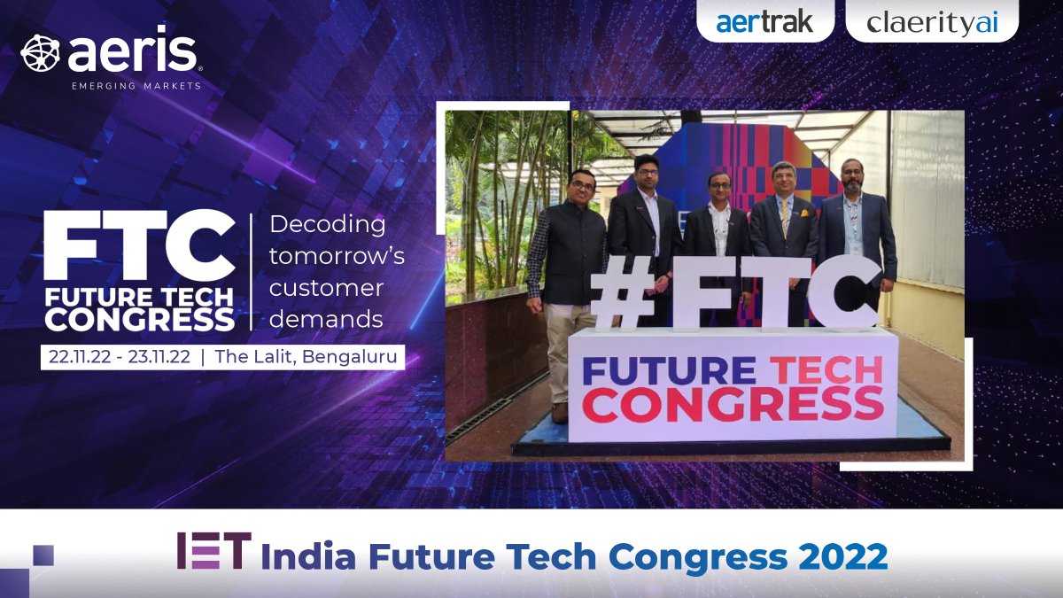 Aeris_EM's tweet photo. Catch a glimpse of our cutting-edge IoT technology that was demonstrated at the IET India Future Tech Congress 2022!
@IET_FTC_2022 @IETIndia @shwetaberry @rishimb
#IoT #InternetofThings #FTC #FutureTechCongress #FTC2022 #IET #IETIndia #TechEvent #AerisCommunications https://t.co/3bhS21RiKV