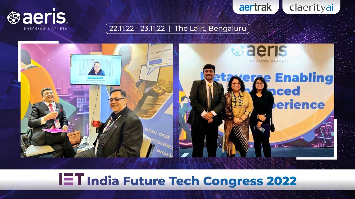 Aeris_EM's tweet photo. Catch a glimpse of our cutting-edge IoT technology that was demonstrated at the IET India Future Tech Congress 2022!
@IET_FTC_2022 @IETIndia @shwetaberry @rishimb
#IoT #InternetofThings #FTC #FutureTechCongress #FTC2022 #IET #IETIndia #TechEvent #AerisCommunications https://t.co/3bhS21RiKV