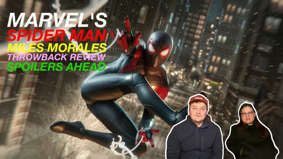 Happy Wednesday!🤓 Yajing and I sat down and put together a throwback game review for all of you today. Join us as we take a look back at Marvel's Spider Man Miles Morales!😎
youtu.be/_e9lTHuY9w4

#Marvel #spiderman #milesmorales #ps5 #gaming #review #newvideo #insomniac #Sony