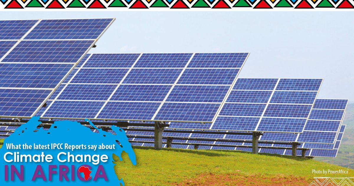 #SolarPower is an excellent #ClimateChange #mitigation option, as #Africa enjoys plentiful &amp; intense sunlight. #RenewableEnergy would improve livelihoods, reduce deforestation &amp; leapfrog to a low-carbon economy.

Read booklet: ipcc.ukzn.ac.za
#IPCC #COP27 #ClimateAfrica
