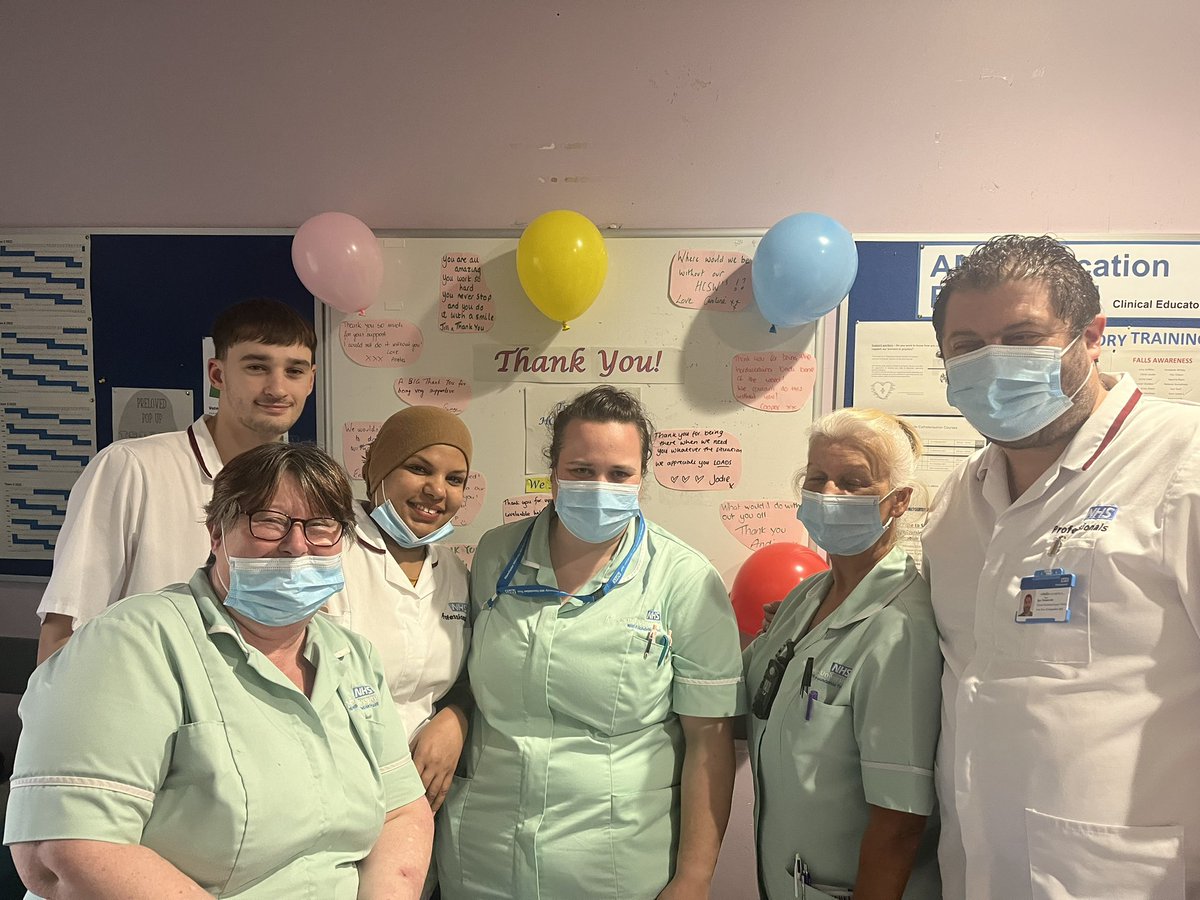 Happy Nursing Support worker day! Just a little thank you for all your hard work and dedication. The back bone of AMU/ SDEC. <a href="/LeanneMcEachan/">Leanne McEachan</a> <a href="/mrs_flatley/">rachel flatley</a> <a href="/karenklmmoore/">Karen Moore</a> <a href="/brobbin_jill/">Jill Brobbin</a> #NursingSupportWorkersDay