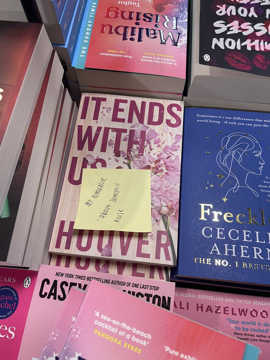 tafreads's tweet photo. will be doing this until they take it ends with us out of the romance section 
#booktwt https://t.co/Dhn7jiqEJA