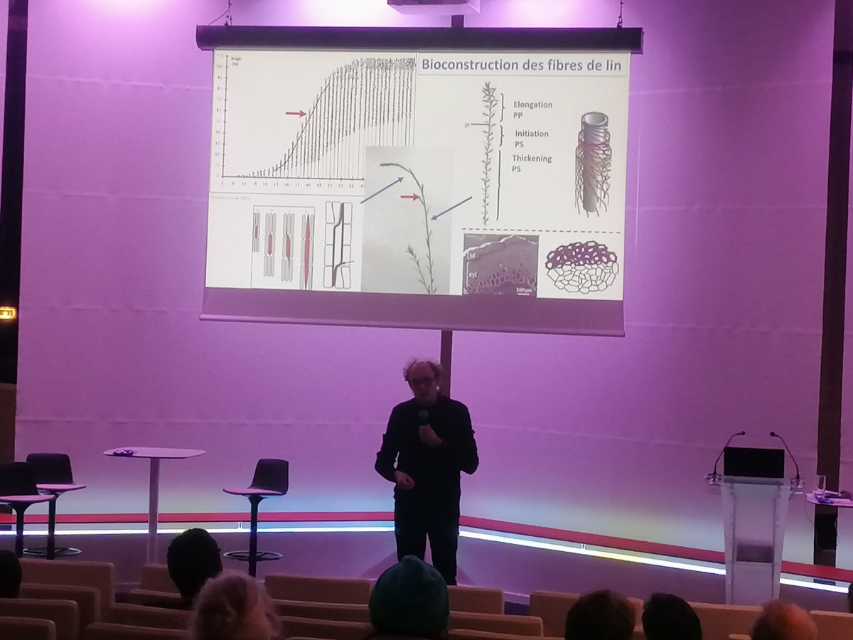 jec23nov2022's tweet photo. Christophe Baley, enseignant chercheur, a l'institut de recherche Dupuy de Lôme, Université Bretagne Sud nous explique le formidable potentiel des fibres végétales dans la fabrication de matériaux composites utilisables dans la fabrication automobile, l'aviation, navigation, etc. https://t.co/HsLi6FNDRD