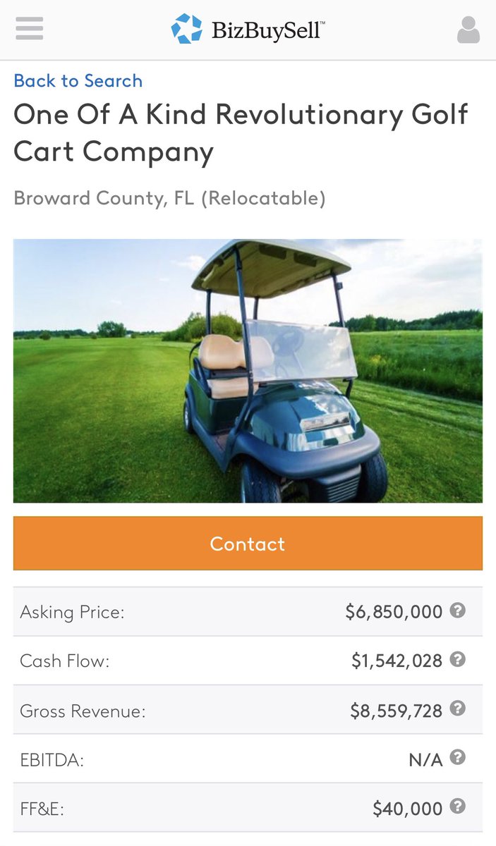 SMBAcquisitionAttorney on Twitter "I’ll start. This golf cart