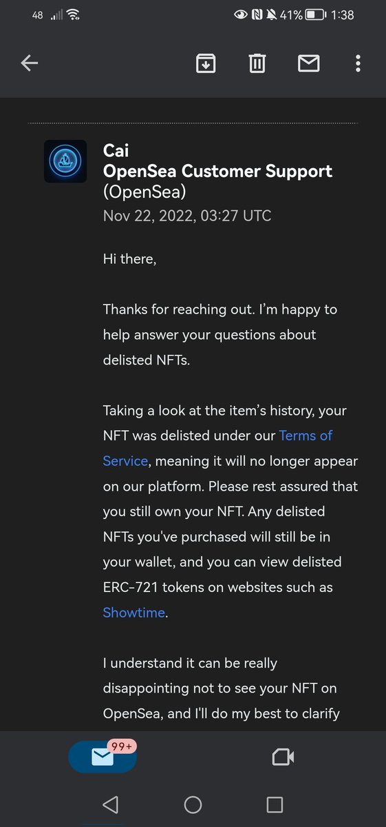 BertoMac88's tweet photo. @opensea is a scam they took away my NFT and delisted it. It's my property that I paid for 😡. https://t.co/yi66WD8Cg2