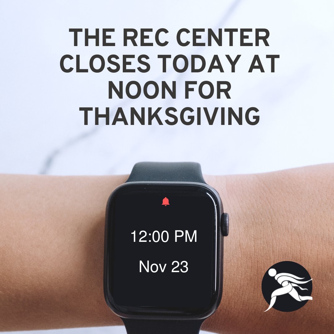 coolspringrec's tweet photo. A reminder that the Rec Center closes today at noon for the Thanksgiving holiday.  We will reopen with our regular hours on Mon, Nov 28.  Check your MemberMe+ app for schedule changes.  #coolspringrec  #justplay #thanksgiving2022 https://t.co/GqNlxBGndA