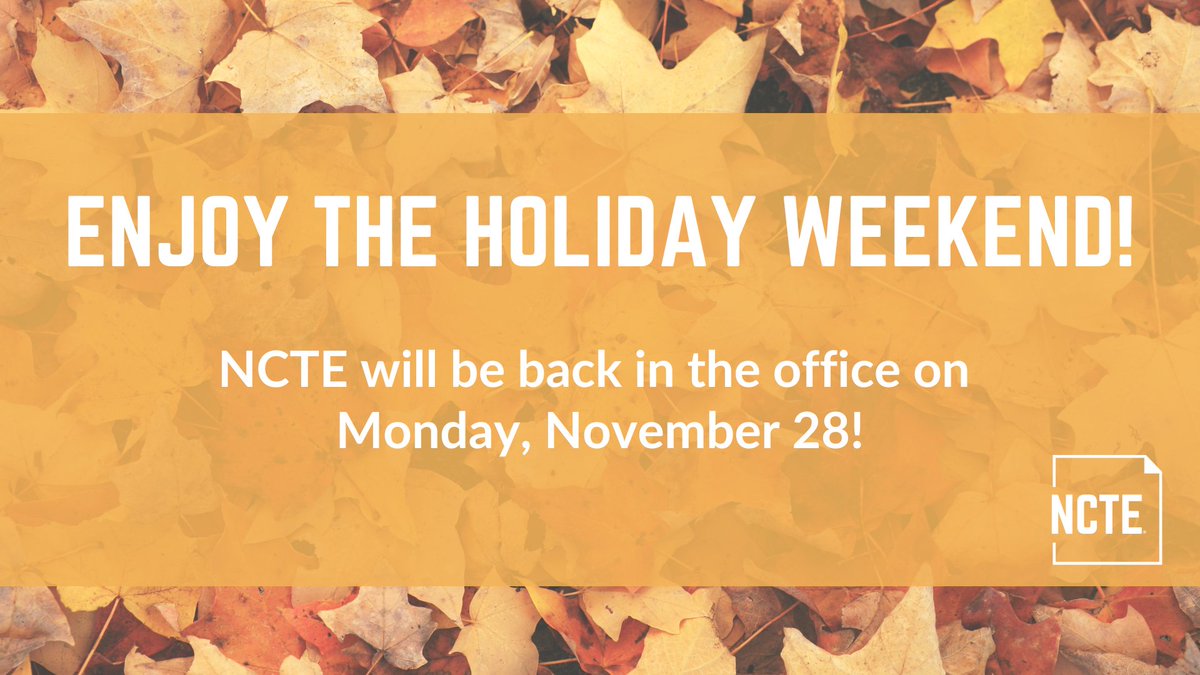 National Council of Teachers of English (NCTE) tweet media