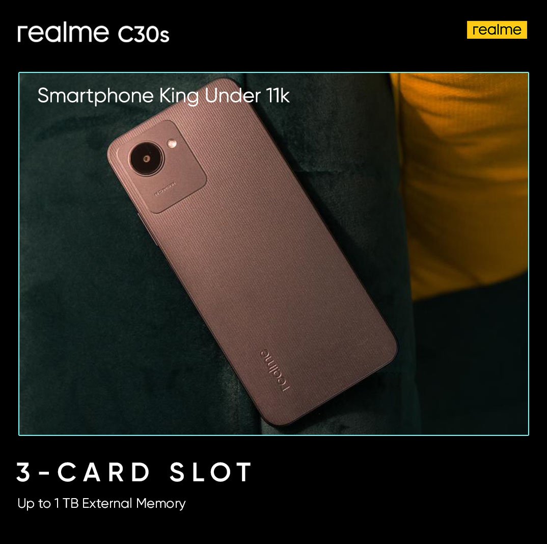 realme Kenya on Twitter "Make the most of your realme C30s's 3card