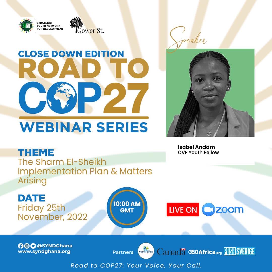 SYNDGhana's tweet photo. Many people have expressed diverse opinions about the outcomes of #COP27. Some believe it has brought hope to Africans and other climate vulnerable countries, others believe the 1.5 degree temperature goal has been jeopardized. https://t.co/oUgcUMAZrP
