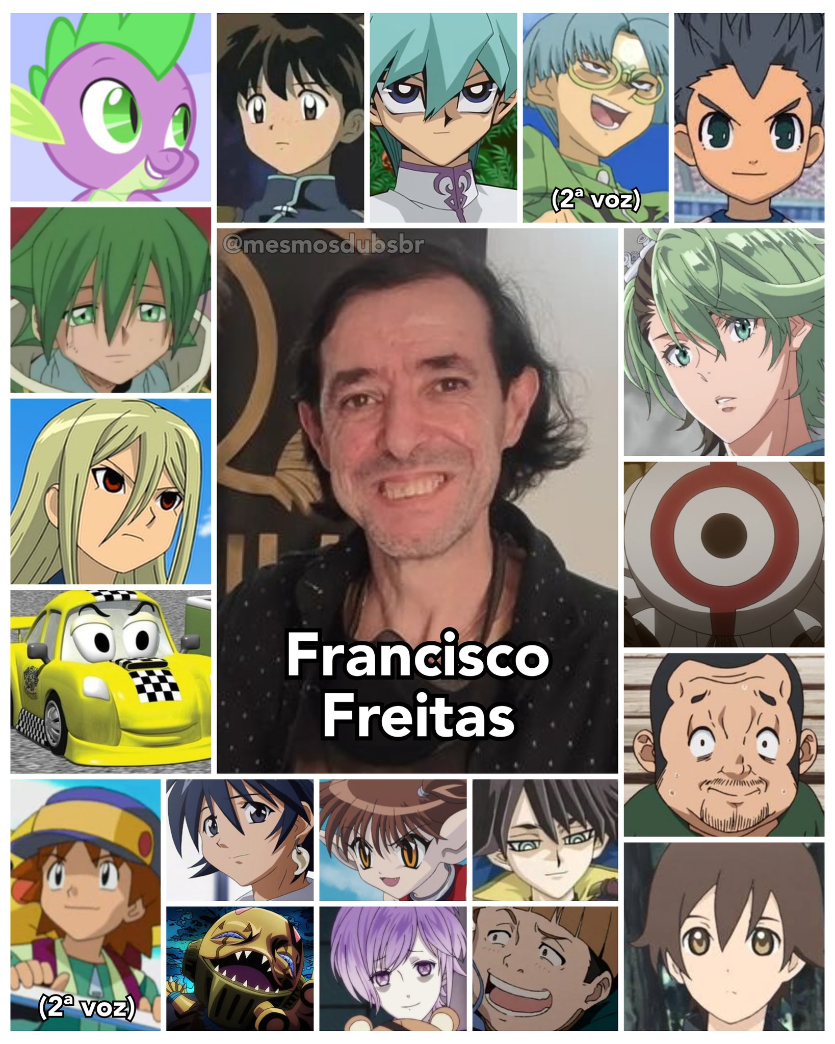 Personagens Com os Mesmos Dubladores! on X: Nem tem como falar