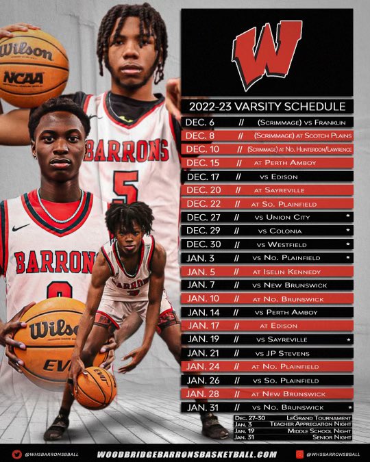 Woodbridge Barrons Boys Basketball (whsbarronsbball) / Twitter