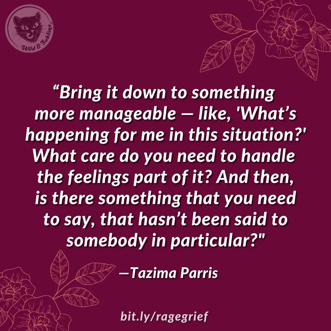 How can we go on walking around, living our lives, and even —  shudder — *dating* when the world is on fire and some friends won't take it seriously? 🖤 Strategies for communicating &amp; trusting others when world events feel like too much.

New article 👉🏽 bit.ly/ragegrief