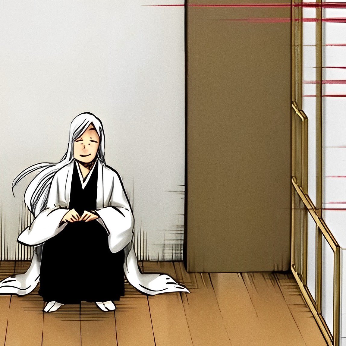 comfortshunuki's tweet photo. ukitake waiting for shunsui to get his punishment! 😆 https://t.co/R7IsmXMTCx