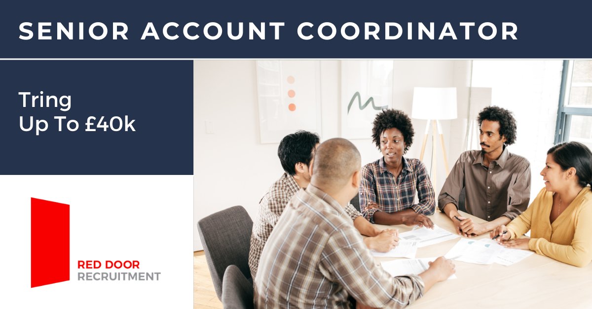 RedDoorRecr's tweet photo. Senior Account Coordinator | Tring | Up To £40k

✨WFH 2 days a week after training

Interested?

https://t.co/Vj6NPKpWzw

Call us 01727 899490 ☎️

Email your CV info@reddoorrecruitment.co.uk

#AccountCoordinator #Tring #RedDoorRecruitment #RedDoorJobs #WeAreHiring #Recruiting https://t.co/bJUA2c5f2T