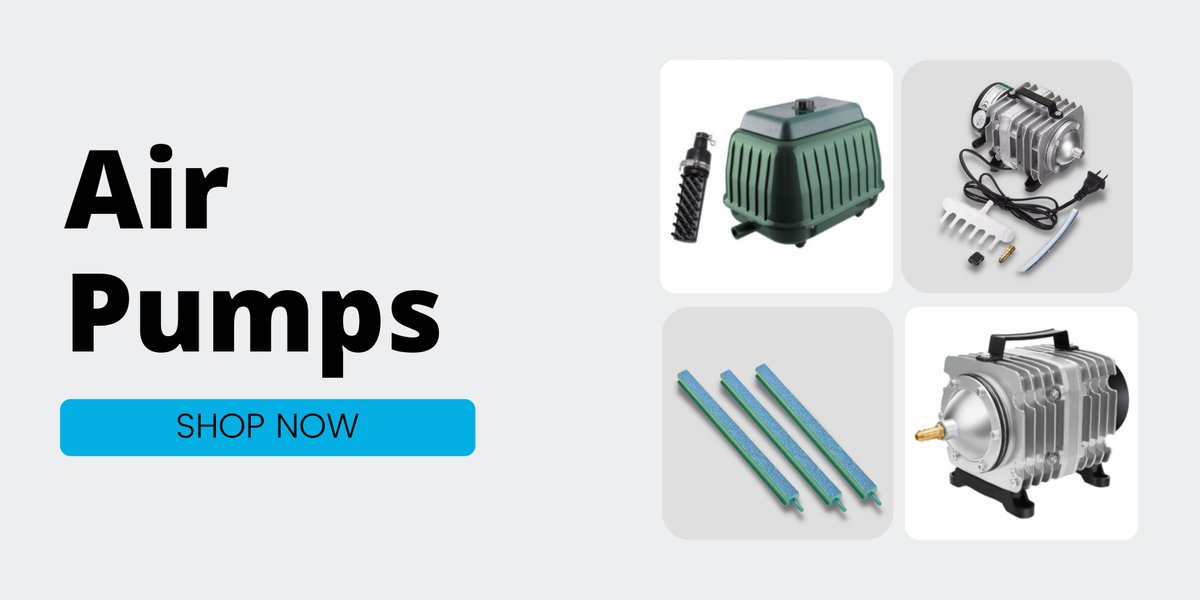 WaterhousePumps's tweet photo. Air Pumps | Hydroponics, Ponds, Air Compressors SHOP TODAY - https://t.co/qiRzbKvDrn https://t.co/kpWYBC3sOC