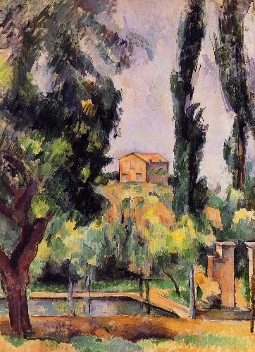 cezanneart's tweet image. Jas de Bouffan, 1887 #postimpressionism #cezanne wikiart.org/en/paul-cezann…