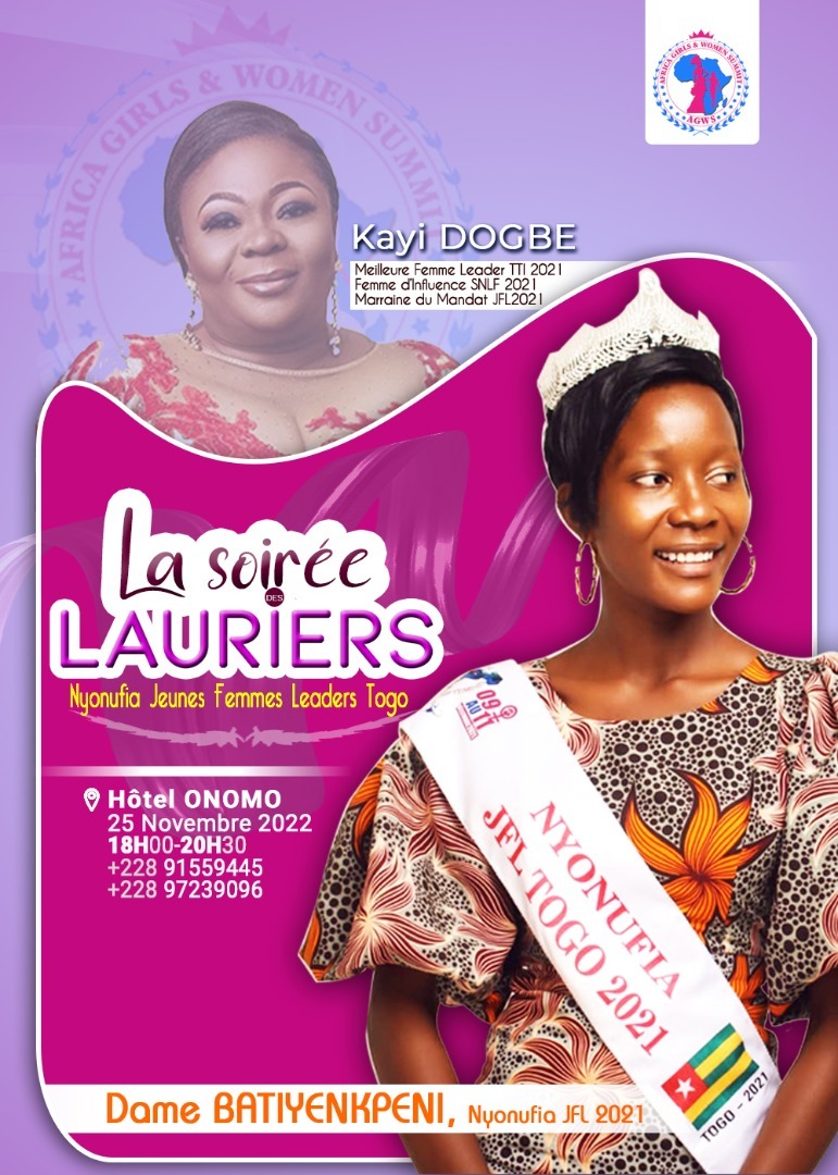 Réservez vos places pour la soirée des lauriers des jeunes femmes Leaders Togo