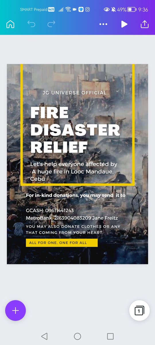 JGUniverseOFC's tweet photo. We are knocking on your heart to help these people who got affected by the big fire in Looc, Mandaue, Cebu.

Christmas is approaching, and instead of celebrating it with joy, these people get traumatized because of what happened last night, on November 22, 2022. https://t.co/MNDZfGz4oW