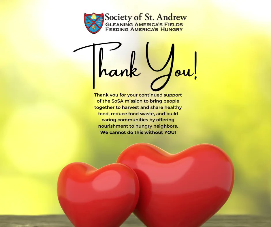 On this Wednesday of Thanksgiving week, we give thanks for SoSA donors. Your gifts make SoSA's mission possible! Thank you for your generosity and for sharing the abundance! #happythanksgiving2022