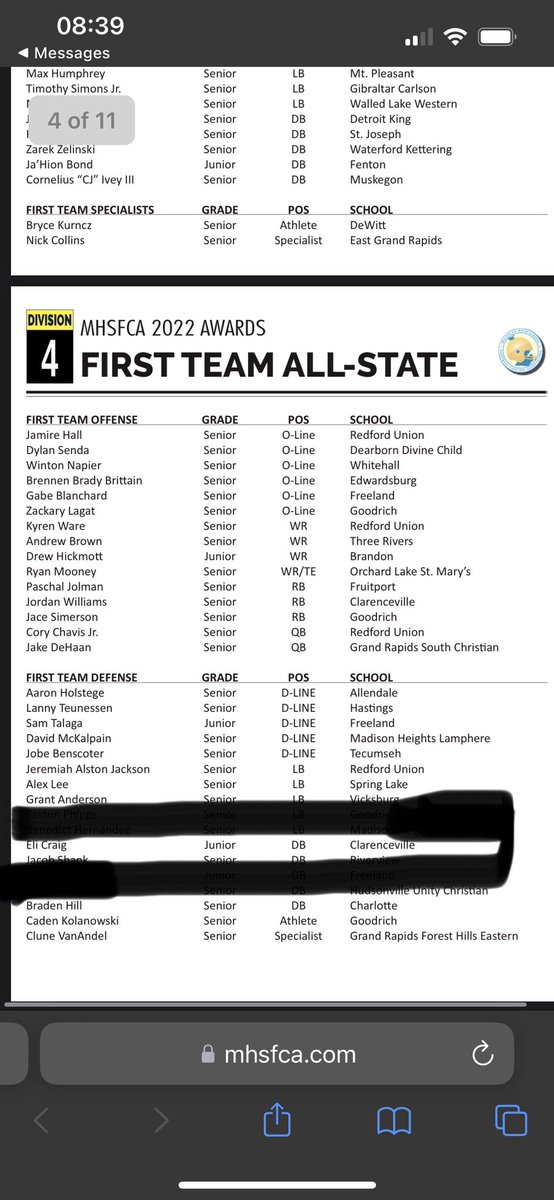 1Eli_Craig's tweet photo. Blessed to be announced First Team All-State Defensive Back🔥@michiganhsfca https://t.co/InBgMRb5We