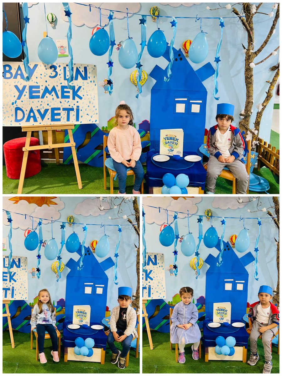 burcinertik's tweet photo. “Mathazone Ormanında Mavi Günü” 💙🦋Mavi renk olan ve üçgen nesneleri tanıdık. 🐟🧢🔹🪣📘🫐👕Bay 3’ü tanıdık ve YEMEK DAVETİ kitabımızı okuduk. #heranımdabahçeşehir #mathazone 
@ErkenCocukluk @mturanoznacar @tugbaozdinc @svmbyrktr @BkOmerli https://t.co/pcrvCj41O1