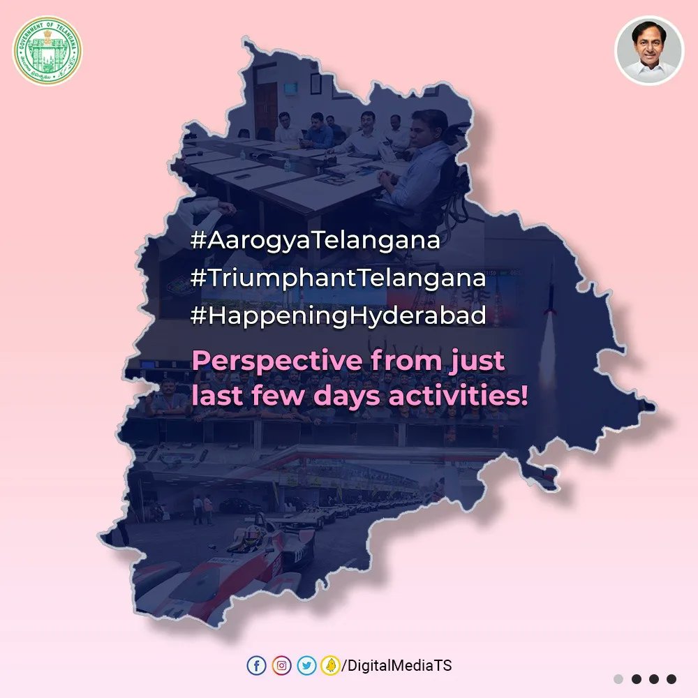 DigitalMediaTG's tweet photo. India's youngest state's progressive-drive continues and the developments in the last few days reflect the same!

#AarogyaTelangana #TriumphantTelangana #HappeningHyderabad https://t.co/geLlo4wLr3