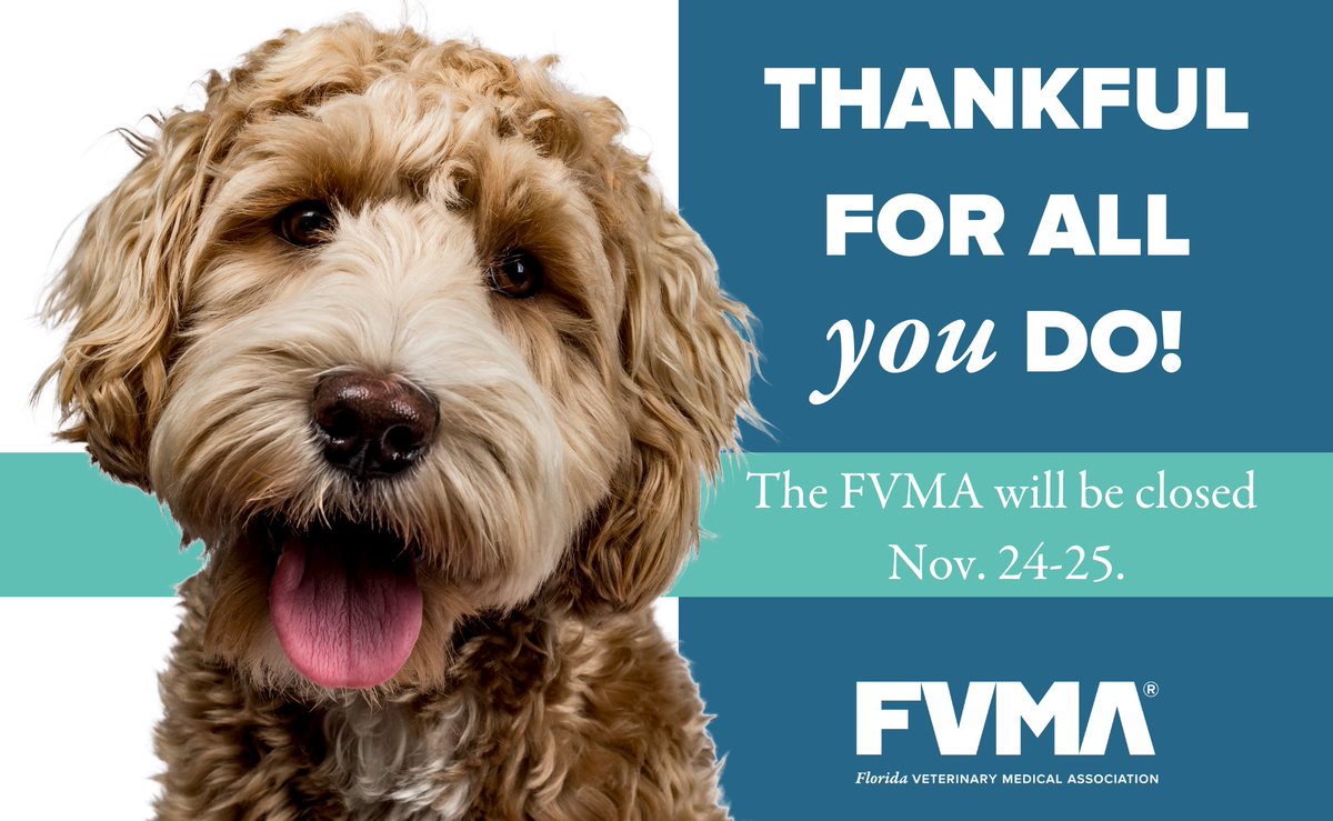 Tweet by Florida Veterinary Medical Association