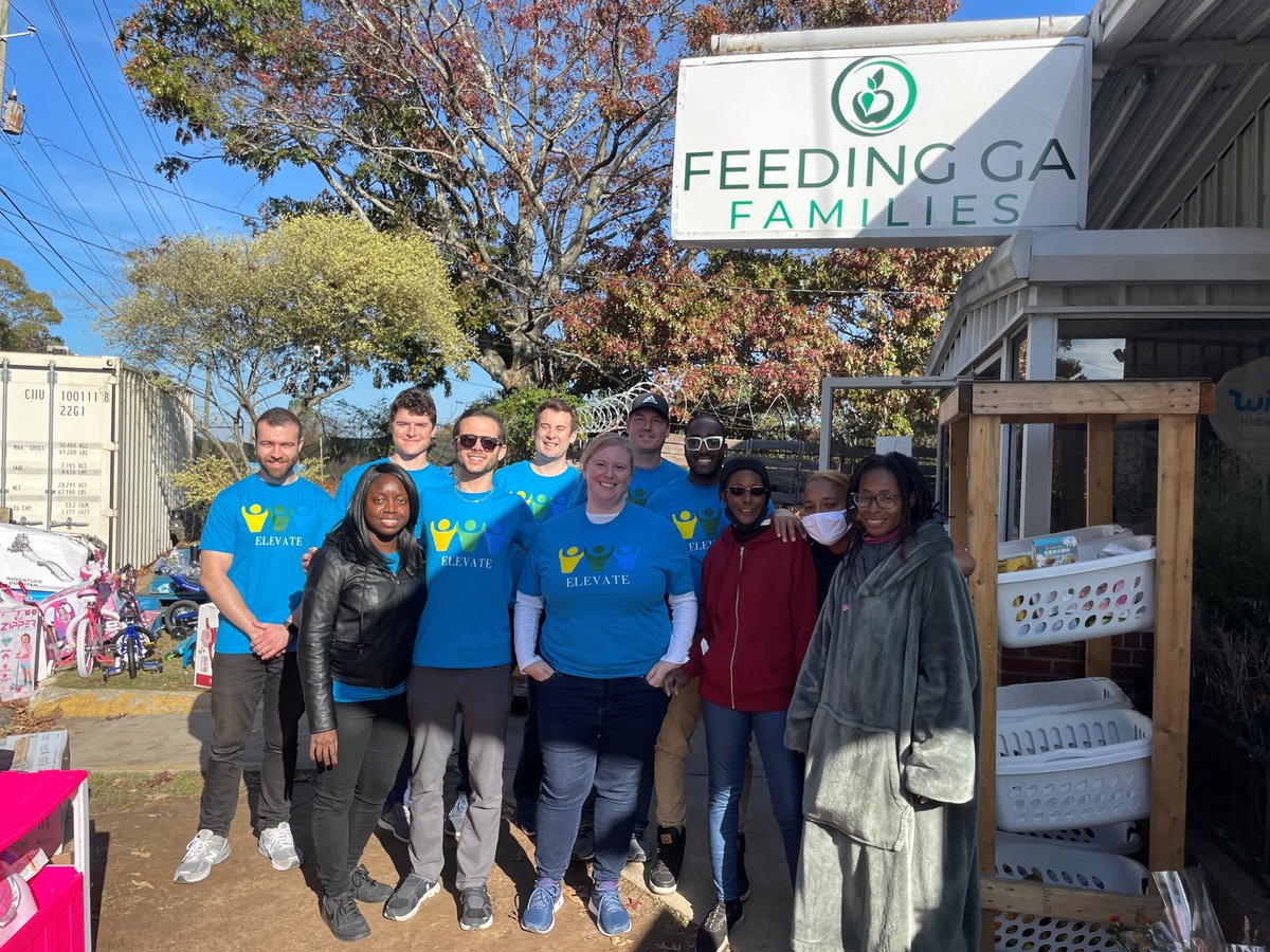 TrimontREA's tweet photo. Across the pond, a dedicated team from our Atlanta office bonded together, raised money and collected trunk loads of food and supplies to feed more than 100 families a Thanksgiving meal, and provide more than 100 kids a special gift from Santa. https://t.co/lTJHAPz7ig