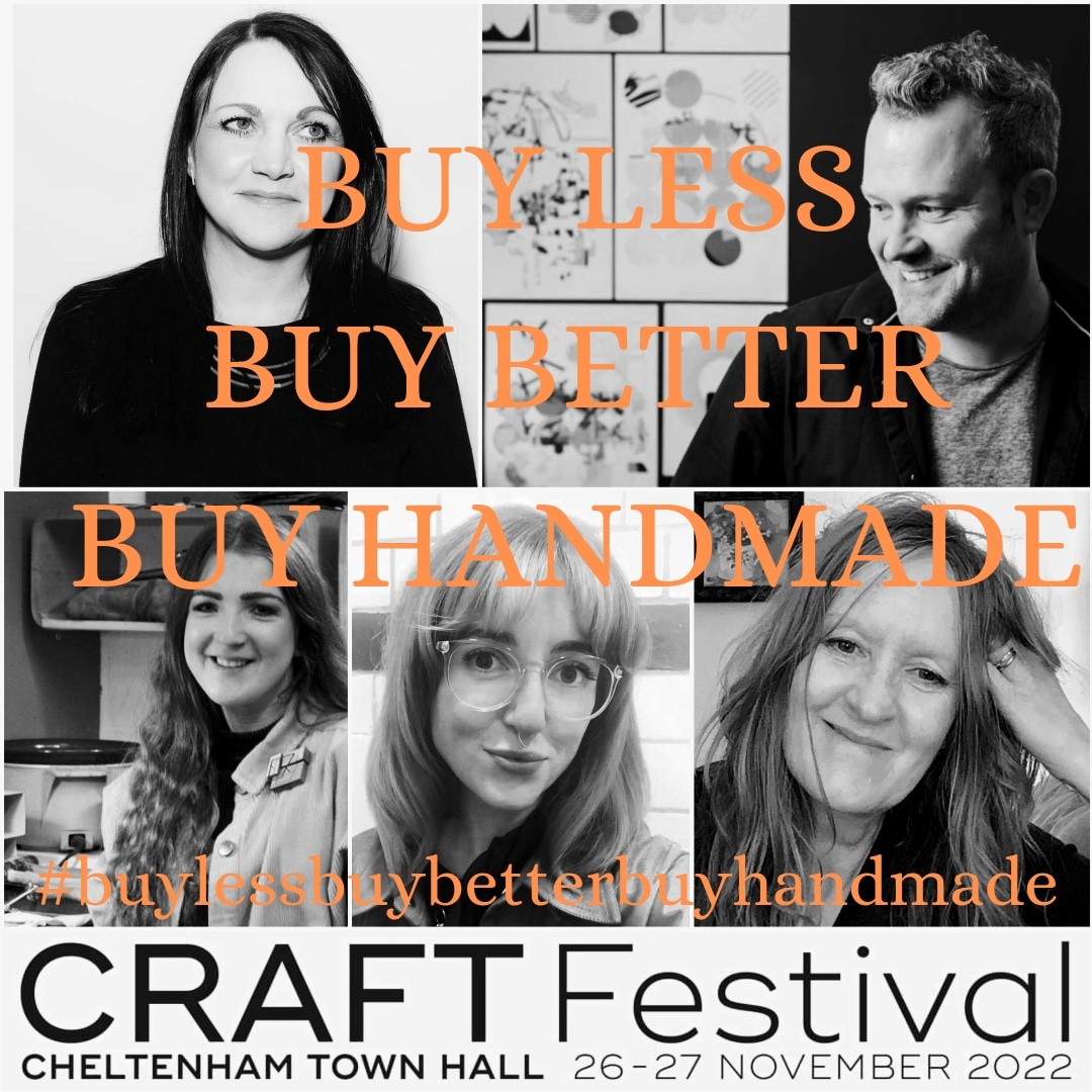 This is definitely a message the @unit_twelve artists (@paperjennifer @printgarageiain @RachelButlin93 @FranBuxtonMixed and #ruthproud) will be sharing at @craftfestival in Cheltenham this weekend!!

BUY LESS, BUY BETTER, BUY HANDMADE.

#buylessbuybetterbuyhandmade