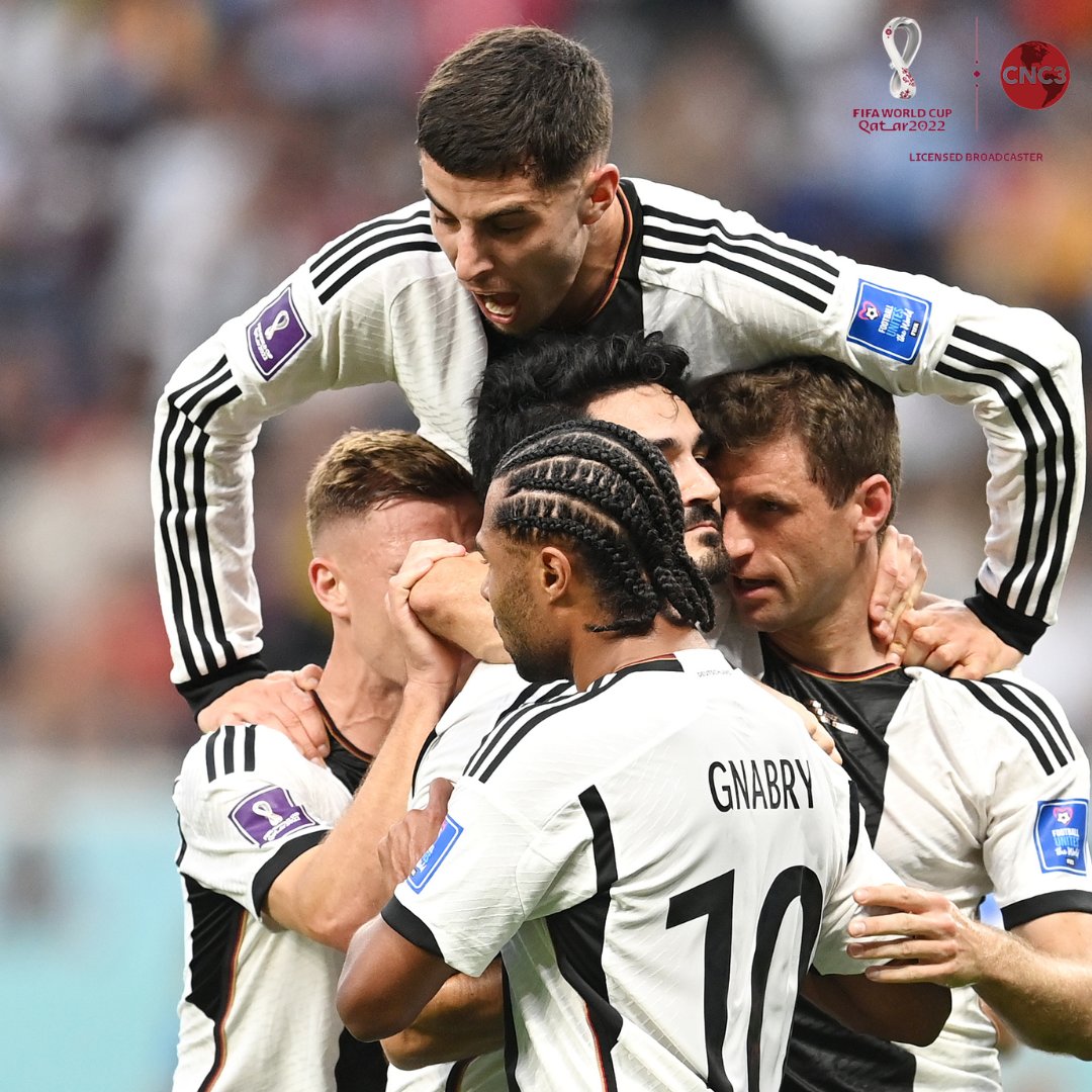 CNC3TV's tweet photo. #Halftime Germany currently leads the board against Japan 1-0

Streaming Live: https://t.co/beiL5na3fW 

#GuardianMediaLimited #HomeOfFootball #CNC3 #Football #FifaWorldCup #WorldCup #GermanyvJapan https://t.co/rIwY8dIleY