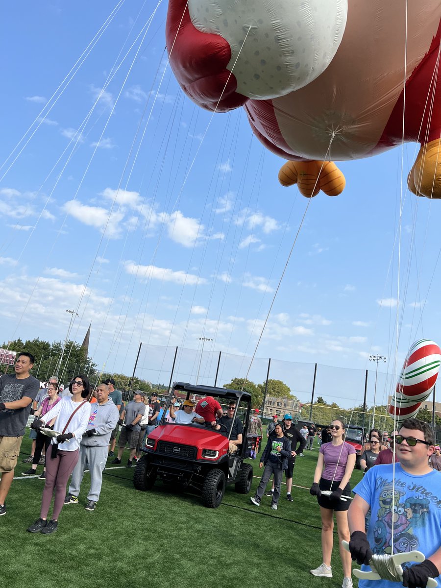 StorrTractor's tweet photo. The hours of practice and rehearsals are complete and now it is less than 24 hours away.... @ToroGrounds @TheToroCompany #ToroUTX #ThanksgivingParade2022 https://t.co/ZYeNDcFhOV