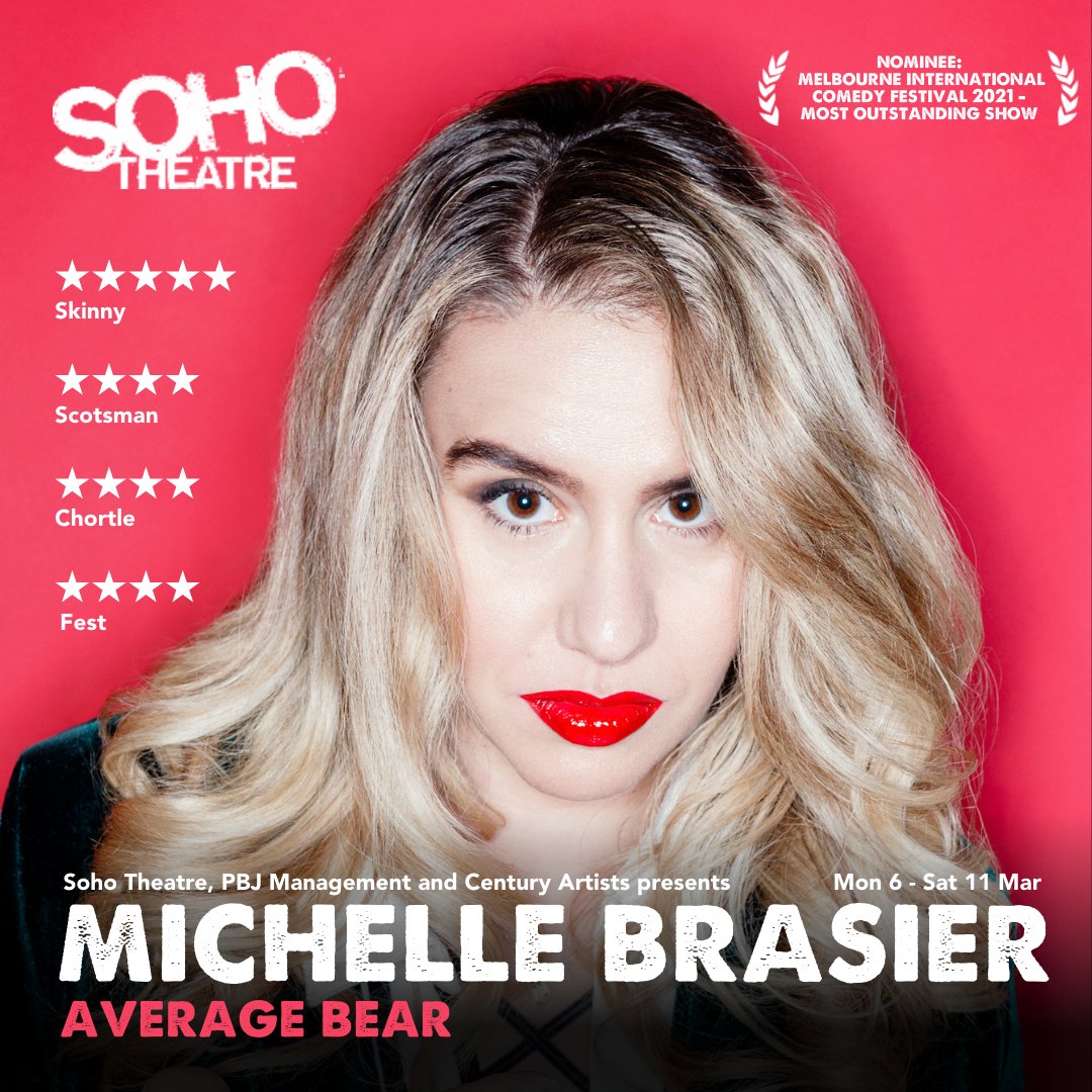 Hello London! Tell your friends, see you in March! sohotheatre.com/shows/michelle…