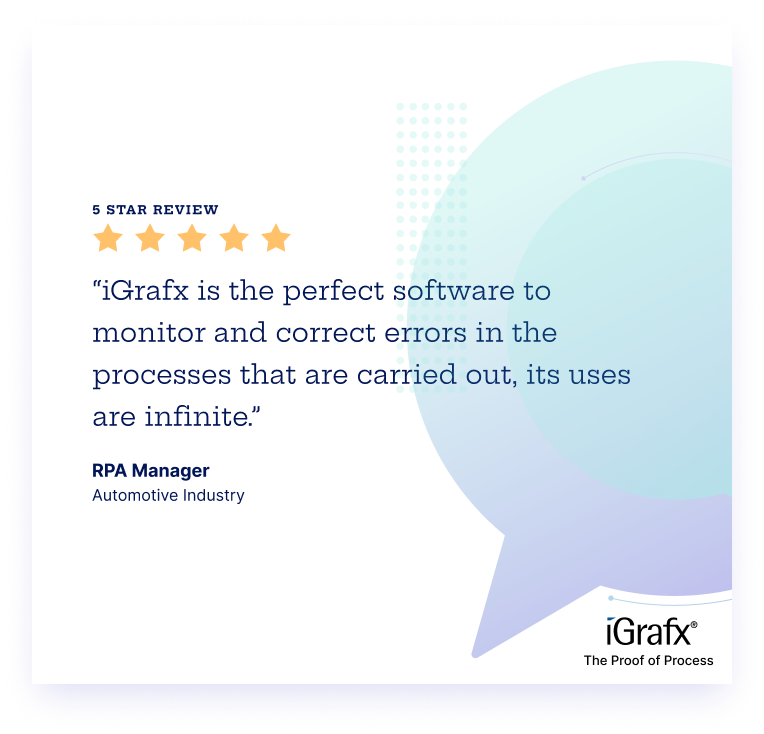 iGrafx's tweet image. THE PROOF OF PROCESS | With iGrafx, manufacturers evolve company processes, anticipating and adapting to the changing needs of customers. Learn more about iGrafx solutions for #manufacturing enterprises today. #theproofofprocess #customerreviews bit.ly/3GulroK