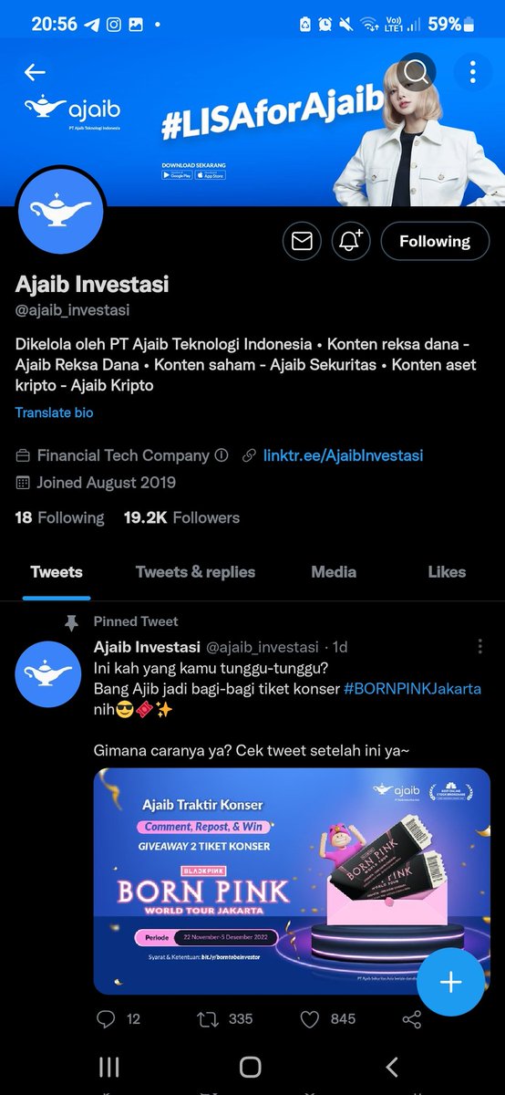 evelynkwan's tweet photo. @ajaib_investasi Done! Wish me luck 🥰🙏🏻 https://t.co/Ur3YkmamKS