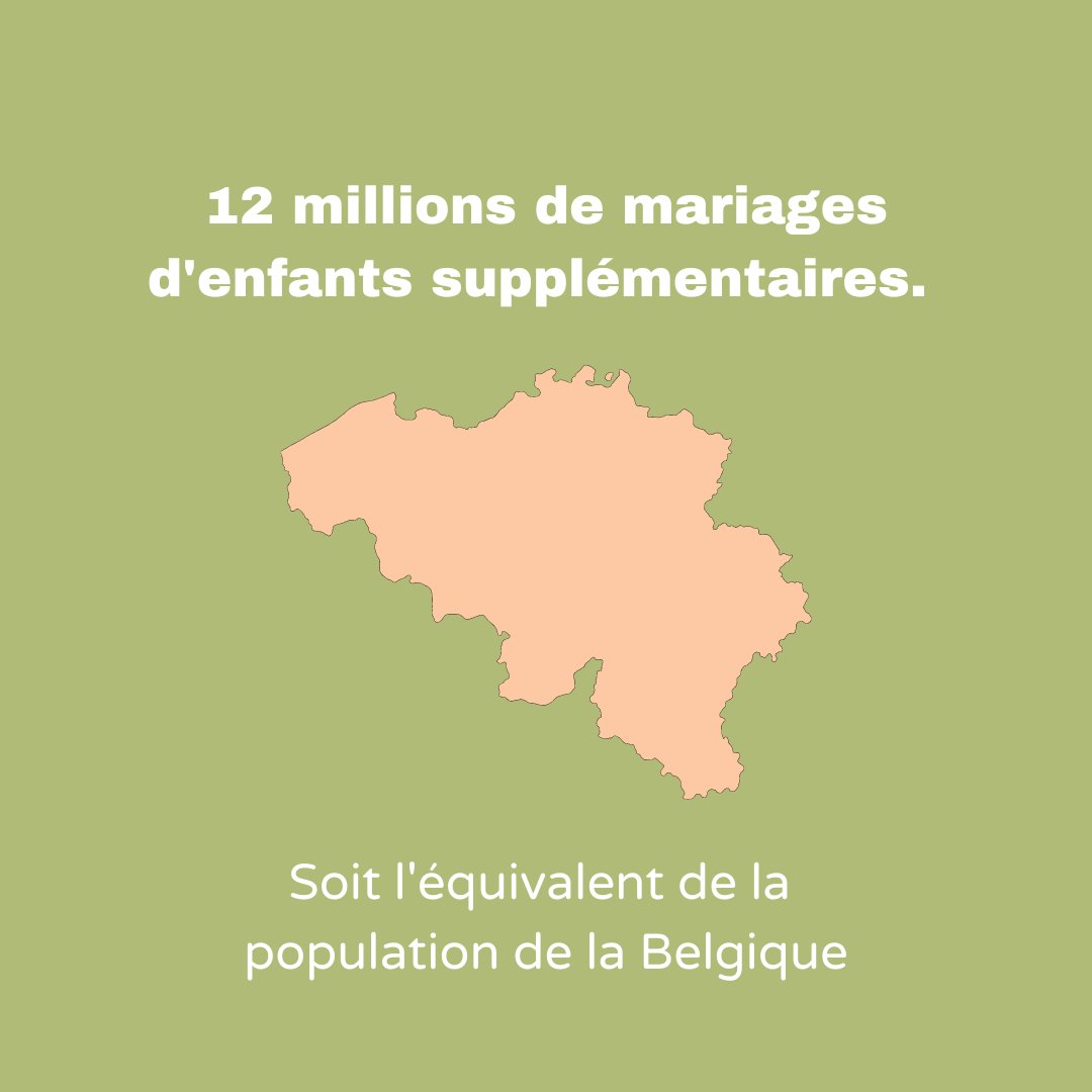 Jeleveux_'s tweet photo. Chaque année, ce sont environ 12 millions de mariages d'enfants supplémentaires qui ont lieu, soit l'équivalent (presque) de la population de la Belgique.
https://t.co/sPBbfk0yYd
#JeLeVeux #MariageForce #GirlsNotBrides https://t.co/7EHkaeTLie