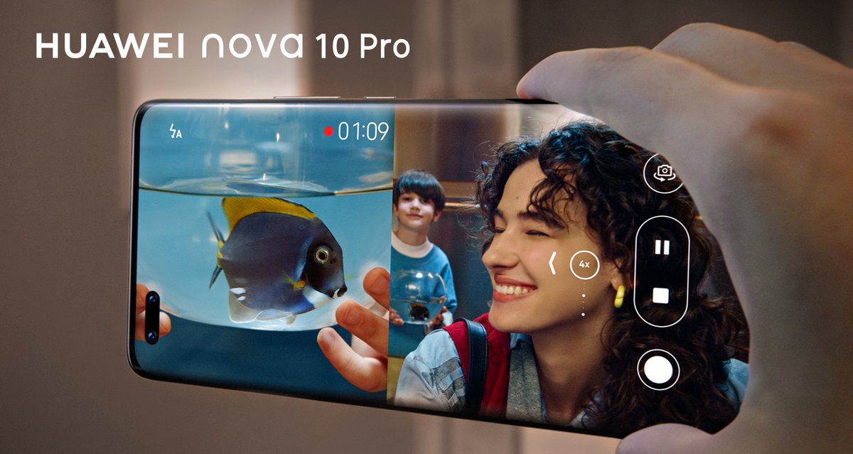HuaweiMobileCo's tweet photo. 🎬✨Para videos más divertidos llega el HUAWEI #nova10Pro y su increíble cámara frontal de 60 MP con doble enfoque automático. Prueba diferentes tomas con la función: Grabación de Dos Vistas. 🤳 https://t.co/vRx5Honvem https://t.co/E1H6t9z78f