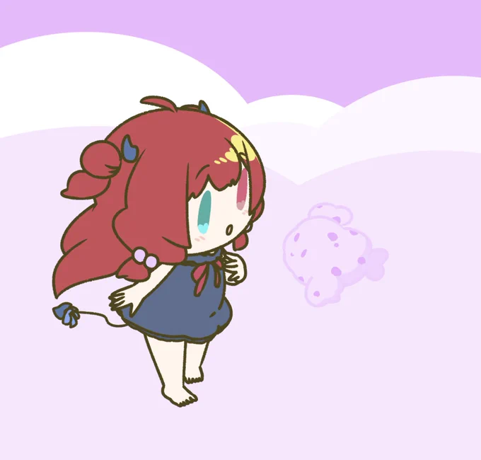ロアちゃんとわたパチフィッシュロアちゃんパチパチってる〜?お口の中でパチパチするお菓子は美味しいよね飴でも綿飴でもアイスでも甘さに刺激があるとパチパチっと元気になるよロアちゃんのおすすめパチパチあったら教えて〜ロアちゃんに刺激的に楽しい夢を〜今日ご飯シチュー #ロアート 