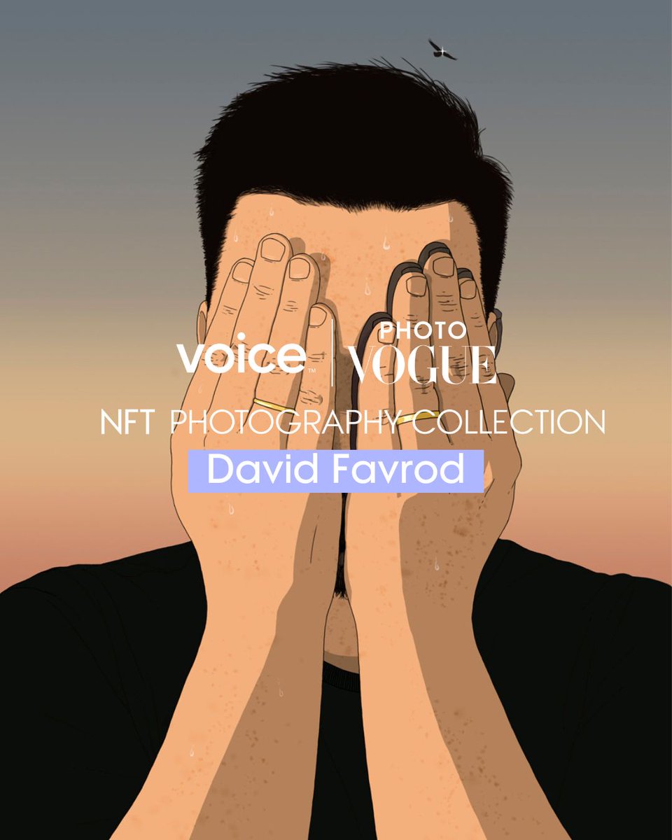 .<a href="/DavidFavrod/">David Favrod</a> creates photographs, drawings, videos, &amp; installations that combine elements of multiple cultures and genres—he often portrays his struggle w/ conflicting aspects of his bicultural identity. 

Collect his #PhotoVogue artwork #OnlyOnVoice 📸
onlyonvoice.com/3S1mEXL