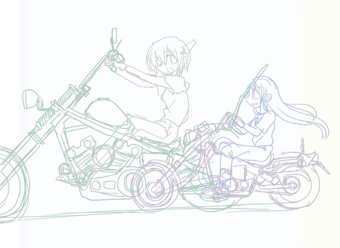 本日らすとげーむ
母娘ツーリング的な 